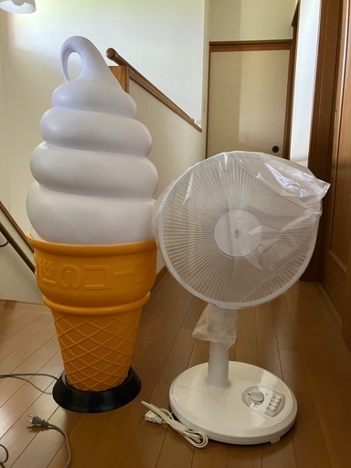 日世 ニッセイ NISSEI ソフトクリームディスプレイ大 未使用品 