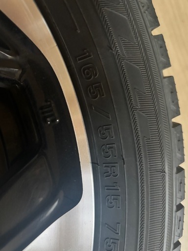 NBOX custom 純正15inch 4本スタッドレス付き