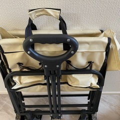 アウトドア用キャリーワゴン 折りたたみ式 美品の画像