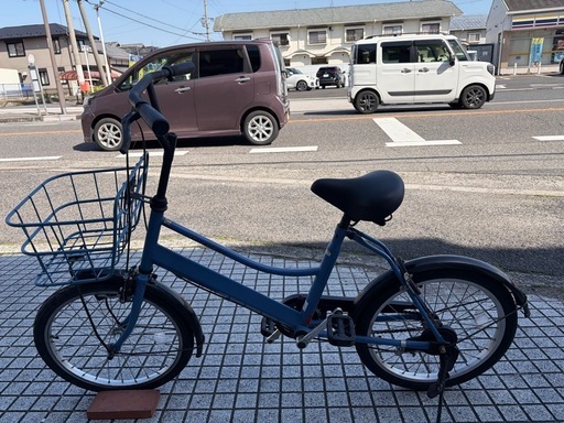 【20インチ自転車】小径車　大人用　前後タイヤ新品❗️変速なし　若林自転車　膳所店SALE中❗️