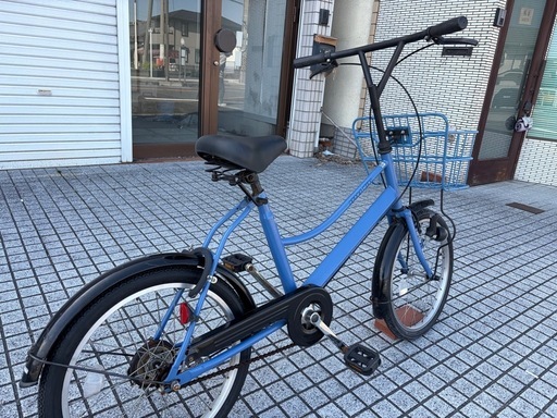 【20インチ自転車】小径車　大人用　前後タイヤ新品❗️変速なし　若林自転車　膳所店SALE中❗️