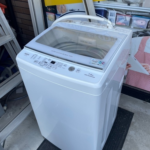 ジモティ来店特価!!　洗濯機　AQUA　AQW-P7M　2022　　J-0714 アクア 全自動洗濯機 洗濯：7.0kg 簡易乾燥 幅56cm 3Dアクティブ洗浄