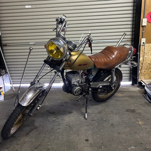 GN50E スズキ 実働 書類有 カスタム チャンバー 初期 RG50 旧車