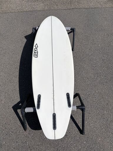 【美品】スパローサーフボード 6'3"ft ブラックパール PU フューチャーフィン