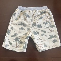 METALLIC BOARDヤシの木柄ハーフパンツ　100cmの画像
