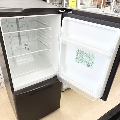 ★ジモティ割あり★ Panasonic 冷蔵庫 NR-B14CW 138L 20年製 動作確認／クリーニング済み TC6571 ☆ジモティ割あり☆ Panasonic 冷蔵庫 NR-B14CW 138L 20年製 動作確認