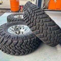 ランクル等6穴33×12.50R15 8.5J+32 タイヤ付き (L700工房 はるじ) 別府 