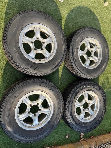 YOKOHAMA iceGUARD SUV G075 215/80r16 pcd 139.7　ジムニー