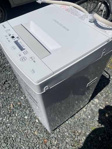 東芝 TOSHIBA 全自動洗濯機 AW-45M5(W) 4.5kg 2018年製 ホワイト