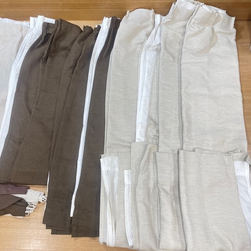 【e67カーテン】21枚 まとめ売 ニトリ レース タッセル