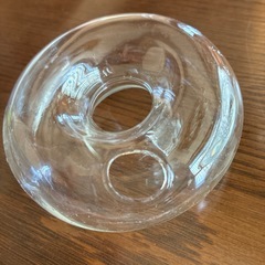 ガラスの器　オブジェ３個　キャンドル
の画像