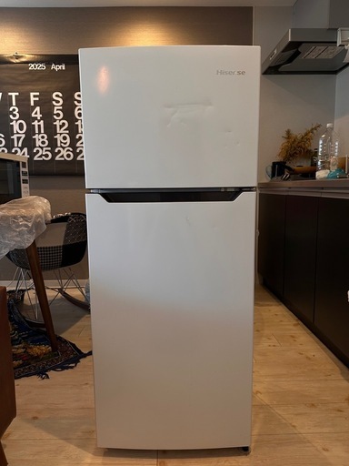 Hisense 冷蔵庫120L 2019年製 (NISA) 武蔵新城のキッチン家電《冷蔵庫 