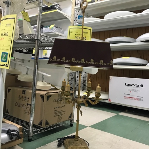 ジャングルジャングル貝塚店　ライトスタンド　　アンティーク　オシャレ　ノスタルジック　クラシック　インテリア　照明器具　中古　貝塚市　