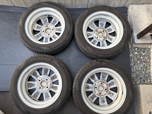 人気品‼️スズキラパン純正14インチダンロップ155/65R14 4本セット