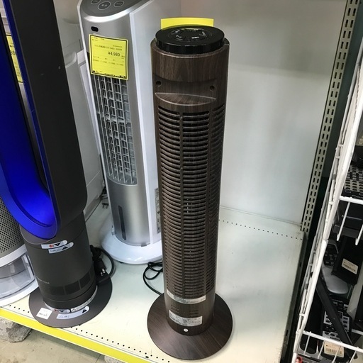 ジャングルジャングル貝塚店タワーファン2021年製扇風機縦型木木目 