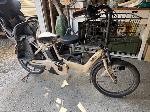 日曜日限定価格】ブリヂストン bikke 電動自転車 子供乗せ付 動作OK 