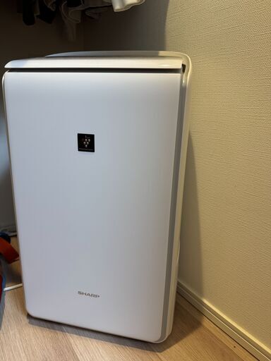 【シャープ】衣類乾燥除湿機 ハイブリッド方式 (CV-RH140-W)