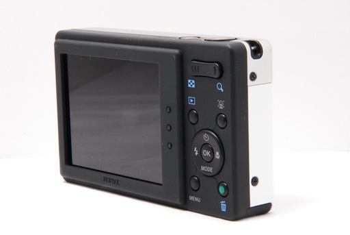 人気商品 PENTAX Optio H90 コンデジ ホワイト×シルバー
