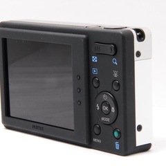 人気商品 PENTAX Optio H90 コンデジ ホワイト×シルバーの画像