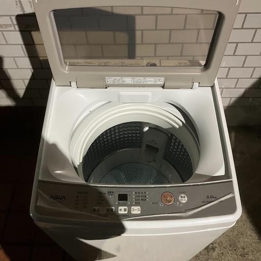 洗濯機 AQUA 2022年 (ひ) 竹橋の生活家電《洗濯機》の中古あげます 