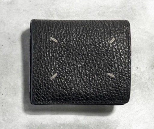【本日削除】美品 Maison Margiela ブラック二つ折り財布