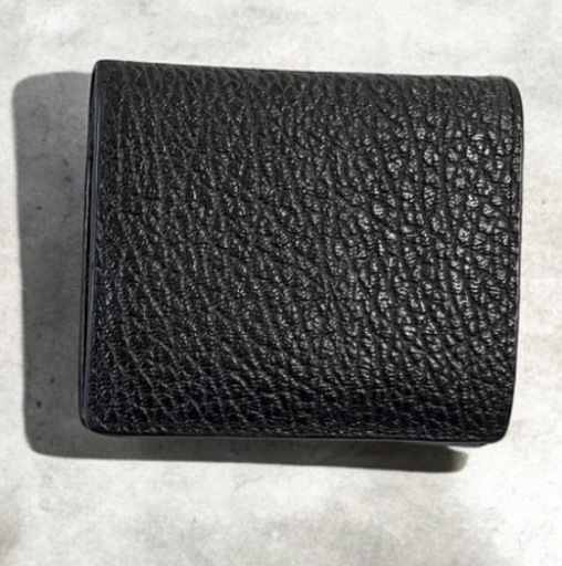 【本日削除】美品 Maison Margiela ブラック二つ折り財布