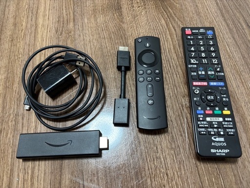 【セット】AQUOS 40型TV firestickTV(4K) BRレコーダー