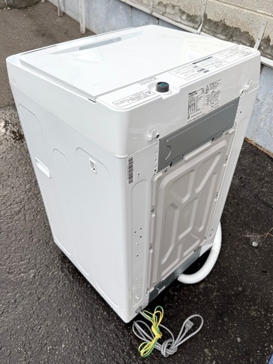 札幌市内配送可 美品 22年製 Hisense ハイセンス 5.5kg 全自動洗濯機 HW-55E2W ホワイト