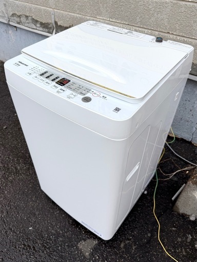 札幌市内配送可 美品 22年製 Hisense ハイセンス 5.5kg 全自動洗濯機 HW-55E2W ホワイト