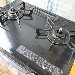 お引取り限定 美品 23年製 リンナイ LPガス用コンロ 2口ガステーブル 