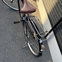 自転車　カゴ付きの画像