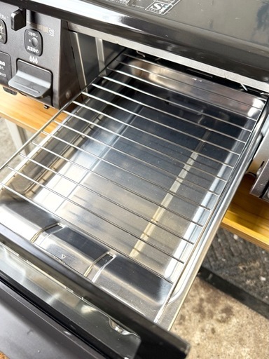 お引取り限定 美品 24年製 パロマ LPガス用コンロ 2口ガステーブル PA-S46B-L 左強火