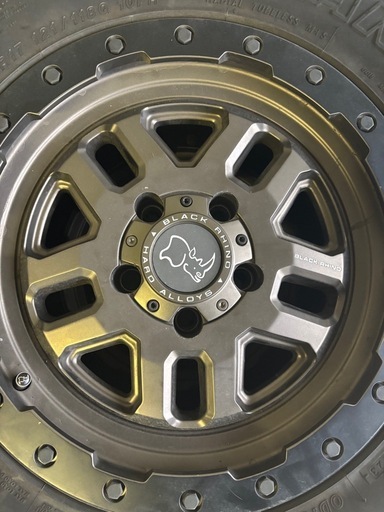 タイヤホイールセットBLACK RHINO BARSTOW 17X8.0J　5H/127　+30　ヨコハマ ジオランダー X-AT G016　LT285/70R17