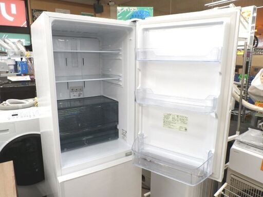 西岡店 2ドア冷蔵庫 シャープ プラズマクラスター 310L 2023年製 SJ-PD31J-W アコールホワイト SHARP 300Lクラス