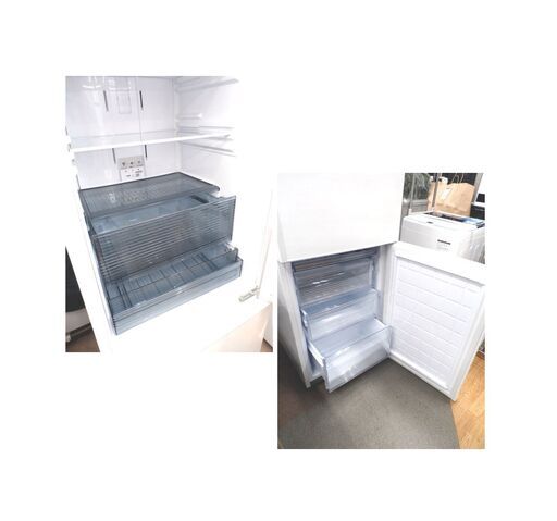 西岡店 2ドア冷蔵庫 シャープ プラズマクラスター 310L 2023年製 SJ-PD31J-W アコールホワイト SHARP 300Lクラス