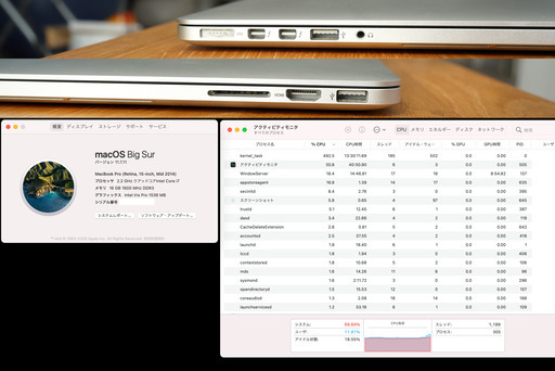 【ジャンクPC】MacBookPro 2014 Mid 15-inch Retina（Model A1398）/ Apple【ノートパ