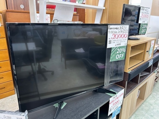 Panasonic TH-43EX600 2017年製 液晶テレビ