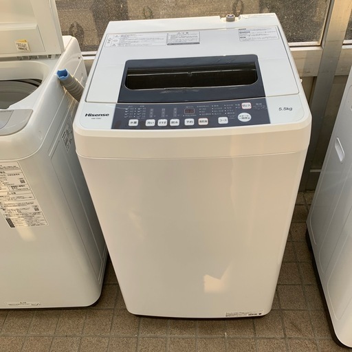 【ジモティー割引で最大15％OFF⭐️】2019年製 HW-T55C Hisense 洗濯機