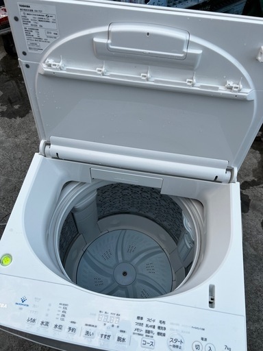 TOSHIBA 7kg 洗濯機 AW-7D7(W) 2019年製 (田中) 吉川の生活家電《洗濯 