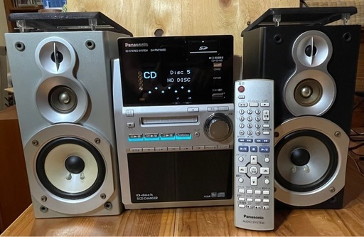 パナソニック　ミニコンポ　SDカード再生　５枚CD