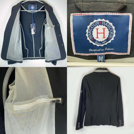 【未使用】HARCOUR アークール チアラ コンペティション ジャケット 競技用 M ブラック HA-CP-15SS02LA レディ