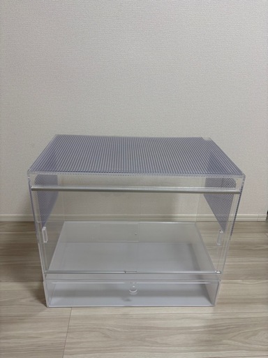 ハリネズミ 飼育セット アクリル ケージ 　美品