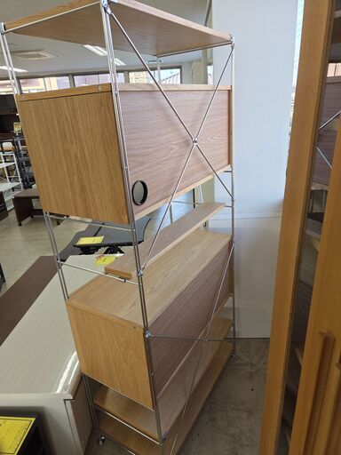 J8834 【リユースのサカイ柏店】 MUJI 無印良品 良品計画 ステンレスユニットシェルフ クリーニング済み