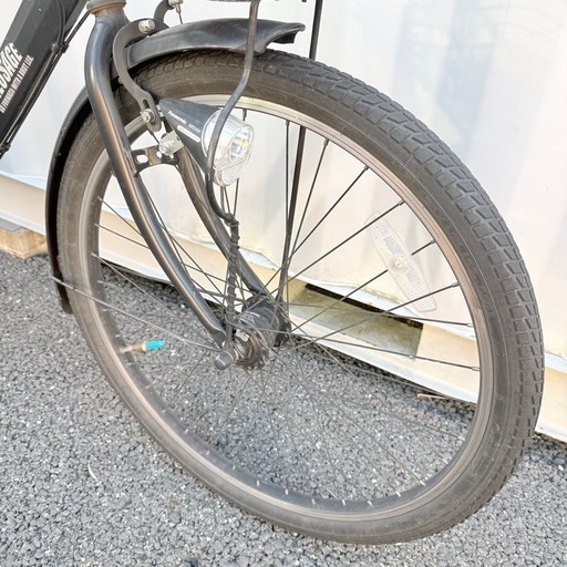 街乗り自転車 26インチ 身長150cm〜カゴ/変速機/オートライト付 定価4.3万円