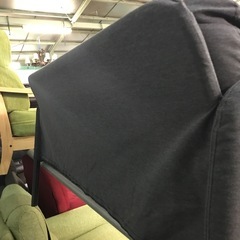 ジャングルジャングル貝塚店　ソファ　2人用　2人掛け　グレー　布生地　肘掛け　シンプル　オシャレ　中古　貝塚市　二色浜の画像
