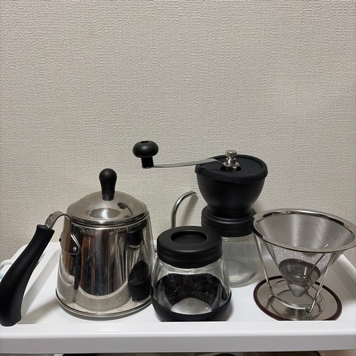 美品✨HARIO手挽きコーヒーミル　他4点セット