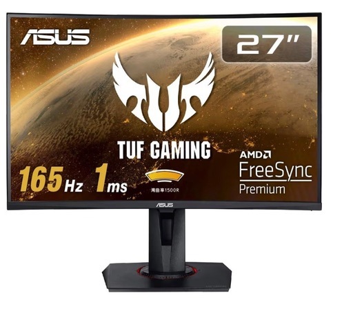 ASUS TUF Gaming VG27VQ 27インチ ゲーミングモニター