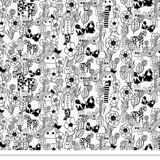 マリメッコ 壁紙 1ロール 25166 マリキュラ ホワイト 70cm×10m marimekko クロス 北欧 DIY 新生活 新品