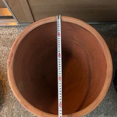 素焼きの植木鉢（大）差し上げます。の画像