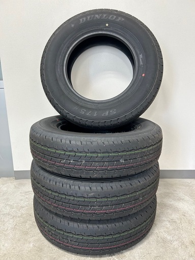 新車外し　DUNLOP SP 175 N 195/80R15 107/105N LT 4本セット ハイエース キャラバン